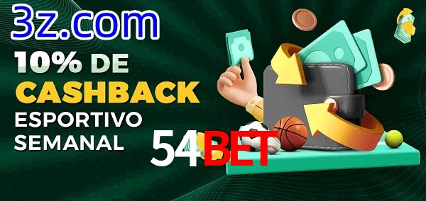 10% de bônus de cashback na 54Bet